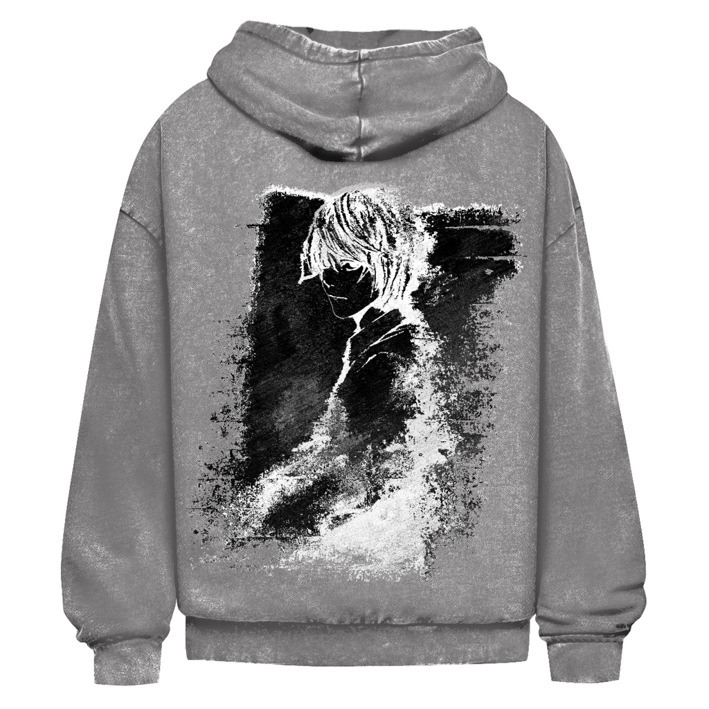 Oversize Washed Hoodie Invert Washed