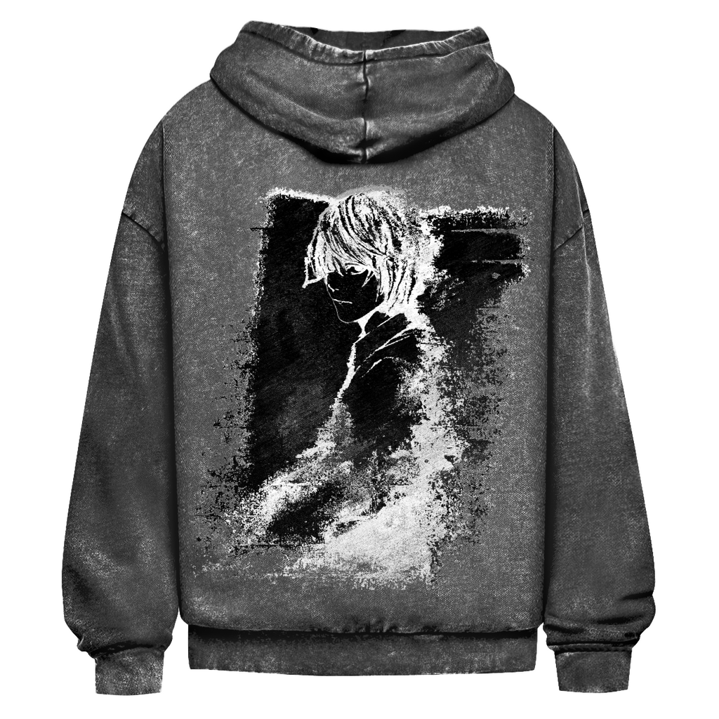 Oversize Washed Hoodie Invert Washed