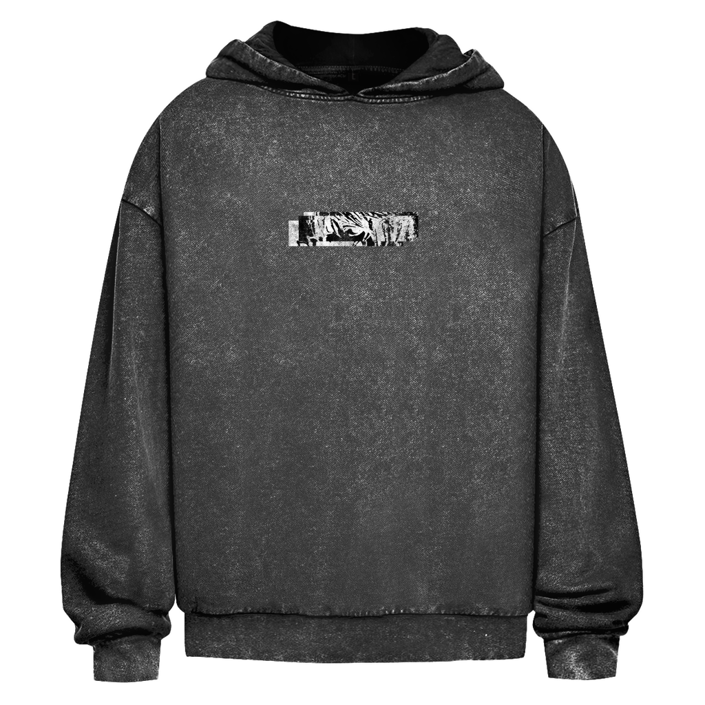 Oversize Washed Hoodie Invert Washed
