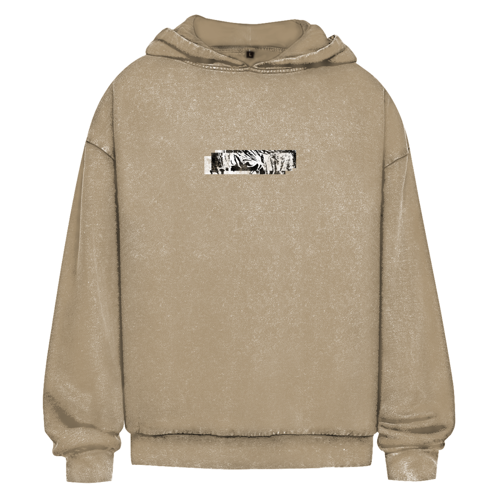 Oversize Washed Hoodie Invert Washed