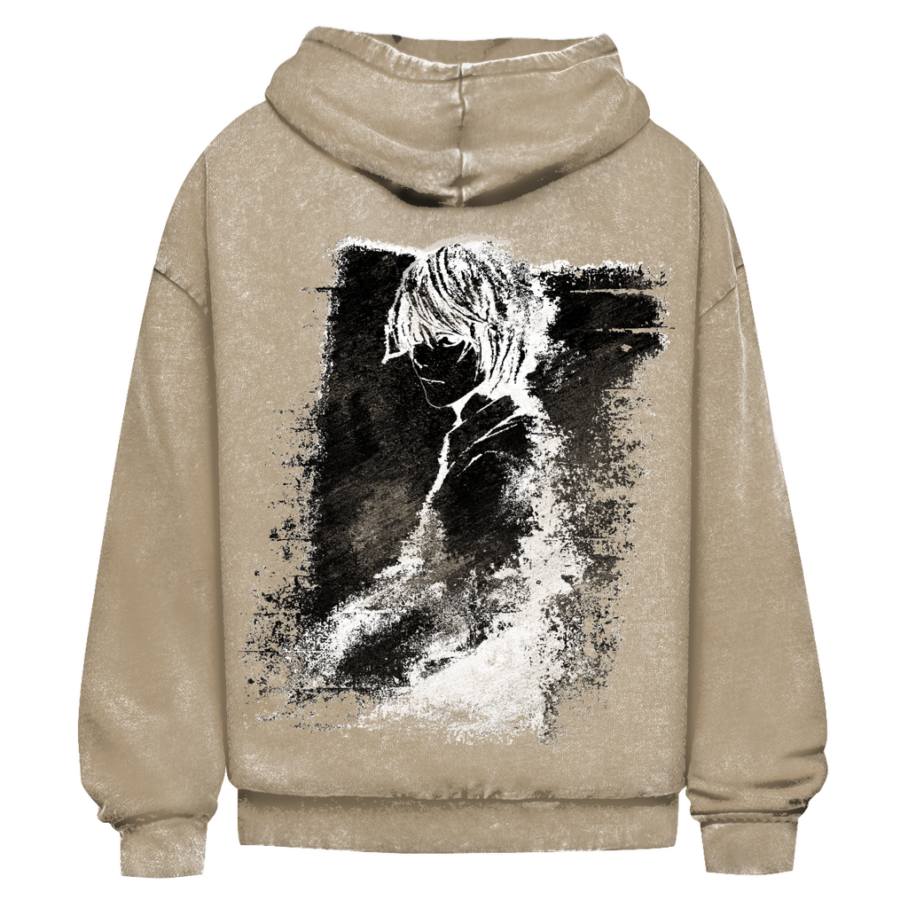 Oversize Washed Hoodie Invert Washed