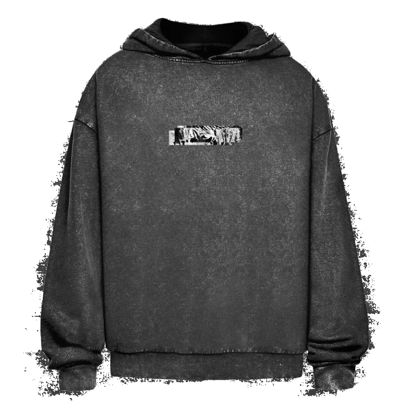 Oversize Washed Hoodie Invert Washed