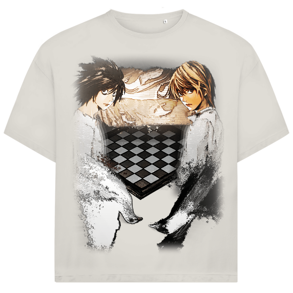 "Light & L − Duality" − Oversized Tshirt - Habataki